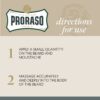 Proraso Beard Balm for Men, Nourish and Soften New Beard Growth and Short Beards