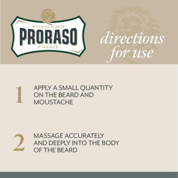 Proraso Beard Balm for Men, Nourish and Soften New Beard Growth and Short Beards