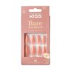 KISS Bare But Better TruNude Fake Nails Nude Nail Shades Manicure Set, 'Nude Glow', 28 Chip Proof, Smudge Proof Glue-On Nails