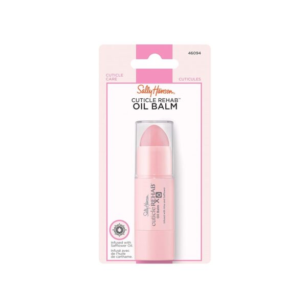 Sally Hansen Cuticle Rehab Oil Balm, Natural Essential Oil, Vitamin E, Nourish and Condition, Dry Nails and Cuticles