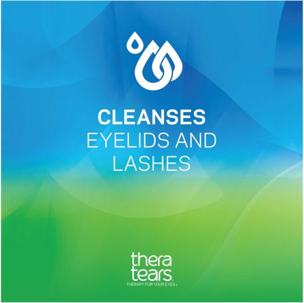TheraTears SteriLid Antimicrobial Eyelid Cleanser and Face Wash, for irritated eyes, 2 Fl Oz