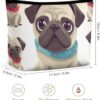 Toiletry Bag for Women Cute Pug Cosmetic Bag Portable Capacity Travel Makeup Bags with Zipper Lightweight Cute Beauty Makeup Organizer for Traveling, Accessories, Essentials