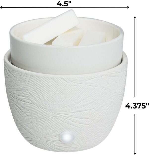 CAROLINA Wellness Wax Melt Warmer – 3-in-1 Electric Wax Melter for Scented Wax Melts, Cubes, and Tarts | Home, Office, Bedroom, Gift & Décor