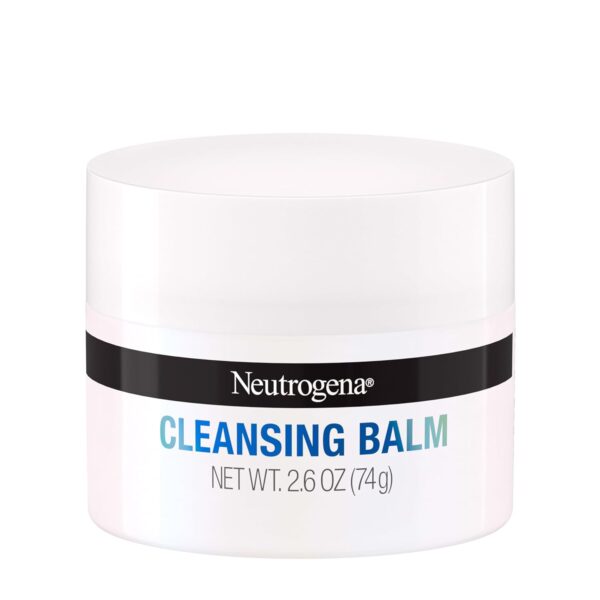Neutrogena Makeup Melting Cleansing Balm, Face Cleansing Balm to Gently Melt Away Dirt, Oil, Makeup & Waterproof Mascara Leaving Skin Soft & Conditioned, Fragrance- & Paraben-Free, 2.6 oz