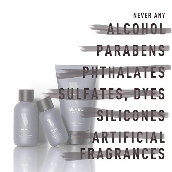 Bevel After Shave Balm for Men with Shea Butter and Jojoba Oil, Soothes and Cools Skin to Help Prevent Ingrown Hairs and Razor Bumps, 4 Fl Oz (Packaging May Vary)