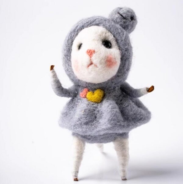 YJIUYUANQ DIY Pendant Craft Wool Felting Kit for Beginners - Wool Felt Pendant kit - 12 Chinese Zodiac Signs