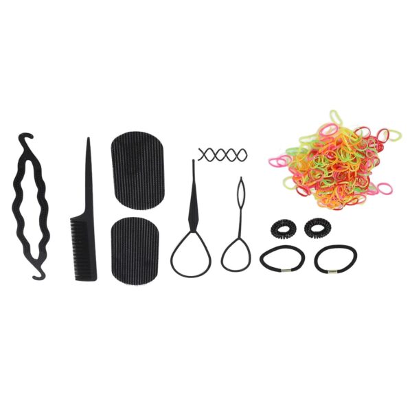 Hair Styling Modelling Tool Changeable for Multi Scene ABS Silicone 12pcs
