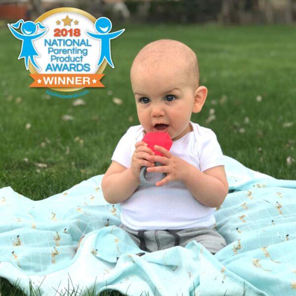 INNOBABY TEETHIN' Smart Birthstone Ring TEETHER - May (Emerald)