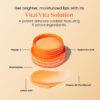 The Face Shop Vitamin C Lip Sleeping Mask - Smooths & Softens Dry Lips - Hydrating Lip Mask, Lip Balm, Lip Treatment, Lip Moisturizer - Overnight Lip Care for Lush Lips - Korean Skin Care