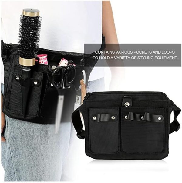 Nursing Styling Toolkit Hair Cutting Tool Waist Bag Professional Hair Styling Multiple Pockets Waist Bag