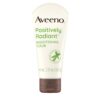 Aveeno Positively Radiant Skin Brightening Exfoliating Daily Facial Scrub, Moisture-Rich Soy Extract, helps improve skin tone & texture, Oil-& Soap-Free, Hypoallergenic, Travel Size, 2 oz