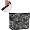 Makeup Bag for Women Cosmetic Bags Digital Travel Toiletry Bag Cute Zipper Make Up Bags Large Capacity Make Up Case Organizer Portable Makeup Pouch for Travelling Gift