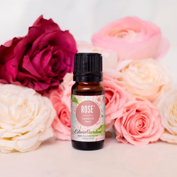 61e6NPNdicL._AC_SL1500_.jpg Edens Garden Rose Essential Oil Blend – 100% Pure Therapeutic Grade, Aromatherapy, Relaxation, Skin Therapy, Clean Perfume & Fragrance Alternative, Floral Aroma for Diffusers & DIY 10 ml (.33 fl oz)