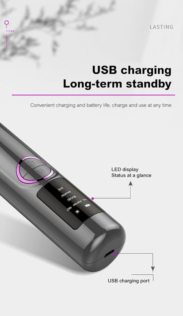 Fabufabu Blackhead Remover Pore Vacuum,Upgraded Facial Pore Cleaner,Electric Comedone Whitehead Extractor Tool-3 Suction Power,5 Probes,USB Rechargeable Blackhead Vacuum Kit for Women & Men