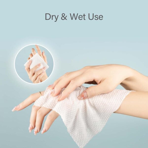 Unifree Towel l Disposable Dry Wipes l Facial Towels l 4 -pack Value Pack, 240 Count Towel,Absorbent,Reusable, Soft, Comfort Skincare