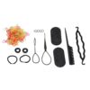 Hair Styling Modelling Tool Changeable for Multi Scene ABS Silicone 12pcs