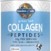 Garden of Life Grass Fed Collagen Peptides Powder Unflavored Collagen Powder for Women Men Hair Skin Nails Joints, Hydrolyzed Collagen Protein Supplements, Collagen for Women & Men, 28 Servings