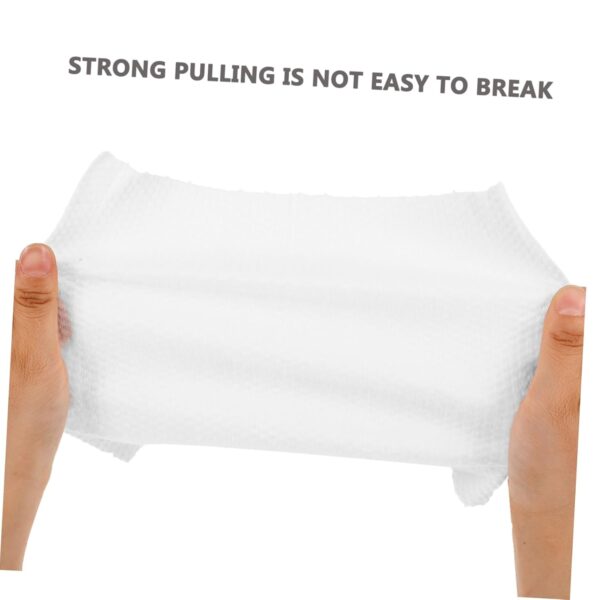 Hemoton 4rolls Disposable Soft Facial Towel Thickened Cleansing Tissues for Daily Use Lightweight for Beauty Salons Travel and