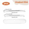 Ingrown Toenail Kit, 2Pcs Ingrown Toenail Corrector, Manicure Pedicure Tools, Stainless Steel Cuticle Remover, Double Sided Nail Cleaner Care, Nail Cleaning Brushes