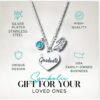 Infinity Collection - Personalized 2025 Graduation Charm Necklace with Birthstone - Graduation Jewelry Gift for Class of 2025 Graduates