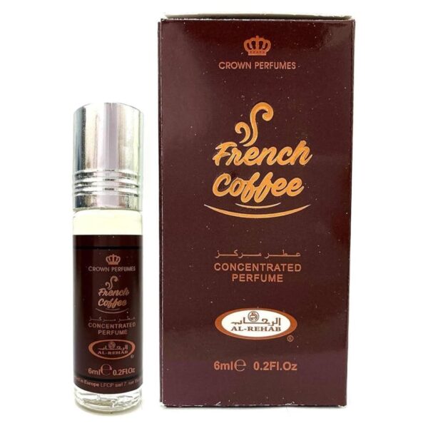 French Coffee Attar Perfume – 6ml Long-Lasting Alcohol-Free Fragrance Oil – Unisex Scent for Men & Women – Pocket-Friendly Roll-On Perfume Pack of 4