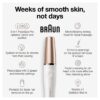 Braun Face Epilator Facespa Pro 911, Facial Hair Removal for Women, Hair Removal Device, 3-in-1 Epilating, Cleansing Brush and Skin Toning with 3 extras