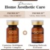 GD11 Premium Rx Cell Exosome Treatment | Premium Home Aesthetic Skin Care Set for Skin Regeneration Serum | Anti-Wrinkle and Anti-Aging Face Ampoule for Elasticity Care, 3 Pairs (0.1oz. + 0.2 fl.oz.)