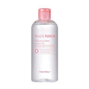 TONYMOLY Peach Punch Cleansing Water, 12 oz
