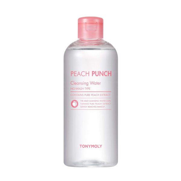 TONYMOLY Peach Punch Cleansing Water, 12 oz