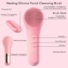 Waterproof Electric Sonic Facial Cleansing Brush with deep Clean Technology