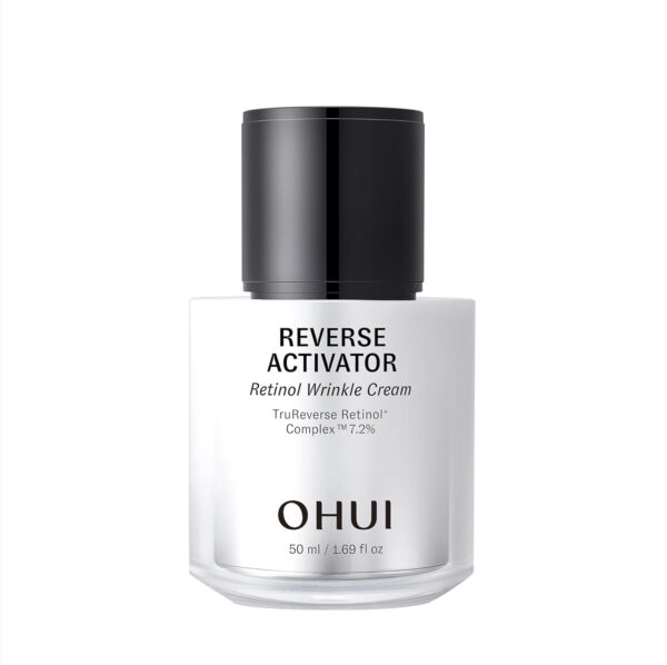 O HUI Reverse Activator Retinol Fine Wrinkle Cream | Korean Skin Care | Comfortable Retinol Cream for Face | Minimal to no irritation | Peptide | Wrinkles Visibly Reduced by 42% in 8 Weeks