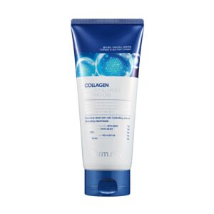 FARMSTAY Collagen Water Full Moist Peeling Gel - Peel Off Face Mask for Brighter Skin - Gently Exfoliates - Collagen For Skin - 6.08 oz