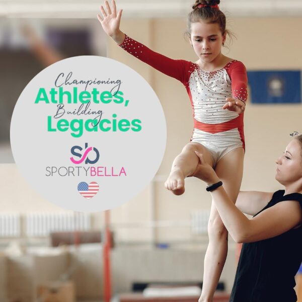 Personalized Gymnastics Necklace with Name Engraved & Birthstone Charm, Custom Gymnastics Jewelry - Gymnast Necklace For Gymnast