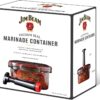 Jim Beam Vacuum Seal Marinade Box, Air Sealed Pump, Removes air from the Marinade Box, Speedy Marination Process, Barbecue and Grilling Marinator, Perfect Marination of Beef, Chicken and Fish