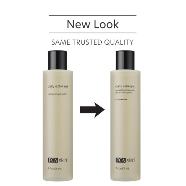 PCA SKIN Daily Face Exfoliant Cleanser, Moisturizing Face Wash, Gently Cleanses Dirt, Debris, and Other Impurities From Skin, Facial Cleanser Made with Renewable Exfoliants, 7.0 oz Bottle