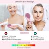 Waterproof Electric Sonic Facial Cleansing Brush with deep Clean Technology