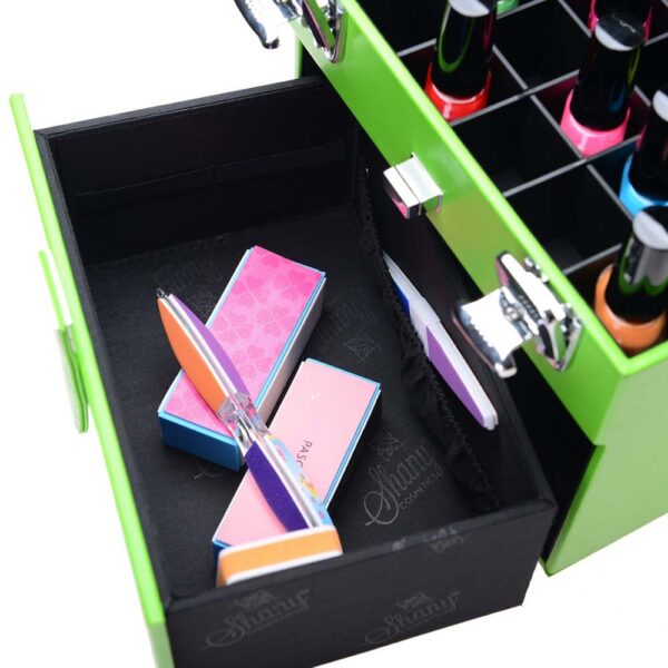 SHANY Color Matters - Makeup Travel Case Nail Accessories Organizer and Makeup Train Case - Makeup Storage Box - Bird of Paradise