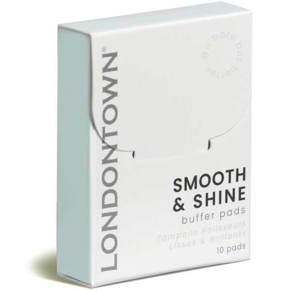 LONDONTOWN Smooth & Shine Buffer Pads - Nail Buffer for Natural Nails for Smoothing, Shaping & High Shine Polishing | Travel Friendly, 10 Count