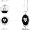 Nurse Stethoscope Love Heart Car Hanging Ornament Pendant Rear View Mirror Accessories Interior Decor Silver-Style