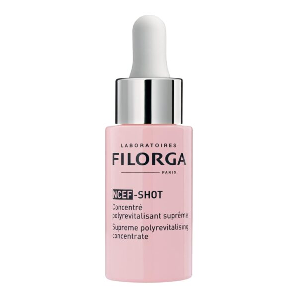 Filorga NCEF-Shot Anti-Aging Serum, Concentrated Wrinkle Reducing Treatment for Radiant & Firm Skin in 10 Days