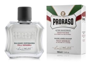 Proraso After Shave Balm for Men, Sensitive Skin Moisturizer with Oatmeal and Green Tea, 3.4 Fl Oz (Pack of 1)