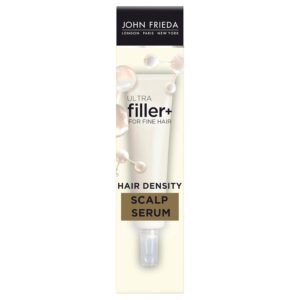 John Frieda ULTRAfiller+ Hair Density Scalp Serum for Fine Hair, Volumizing Hair Serum, Scalp Treatment for Thickening for Women and Men, 2 Oz