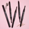 wet n wild Ultimate Eyebrow Retractable Definer Pencil, Medium Brown, Dual-Sided Brow Brush, Fine Tip, Shapes, Defines, Fills Brow Makeup