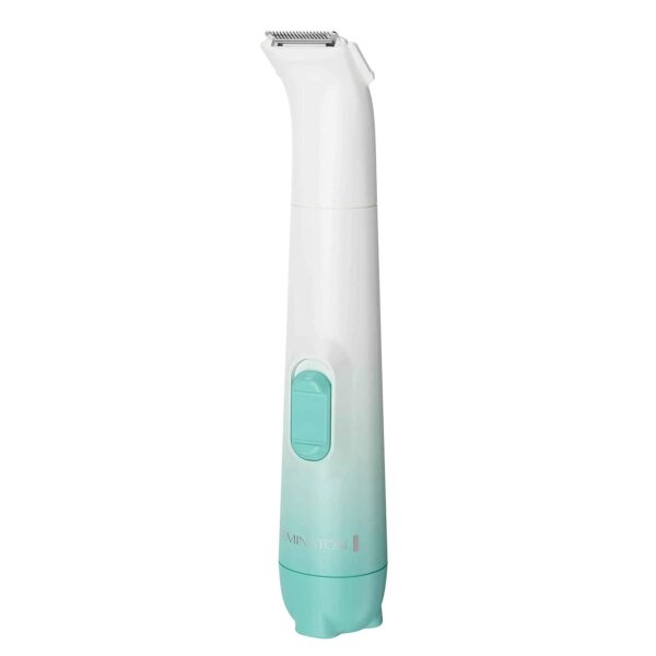 Remington Smooth & Silky Body & Bikini Kit, Cordless bikini trimmer and shaver for women, Waterproof for grooming in the shower, White/Green