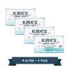 Kirk's Original Coco Castile Soap Fragrance Free 4 oz, Pack 18