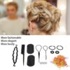 Hair Styling Modelling Tool Changeable for Multi Scene ABS Silicone 12pcs