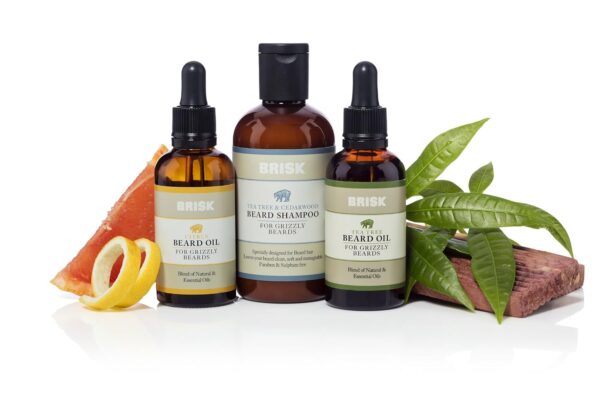 Beard Grooming Oil Liquid, Citrus for Beard Hair, 1.7 Oz