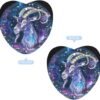 Zodiac Capricorn Sign Novelty Car Air Fresheners 5 Pcs Funny Printed Pendant Decoration Hanging Accessories 3×4 3.5×3.5 Inches