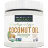 Viva Naturals Organic Coconut Oil - Unrefined, Cold-Pressed Extra Virgin Coconut Oil, USDA Organic and Non-GMO Cooking Oil, Great as Hair Oil and Skin Oil, 16 fl oz