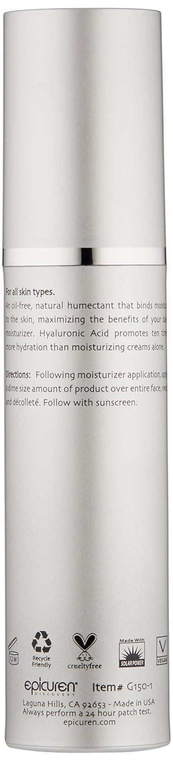 epicuren DISCOVERY Moisture Surge Hyaluronic Acid Gel, 1 Fl Oz (Pack of 1)